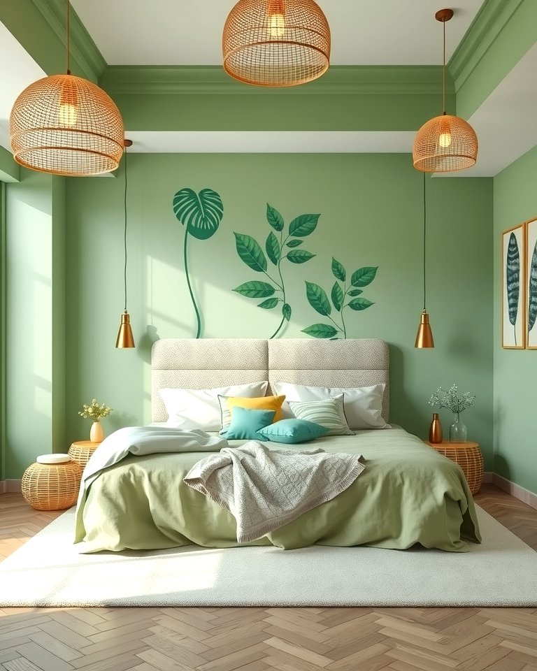 25 Light Green Bedroom Ideas for a Fresh and Calming Space