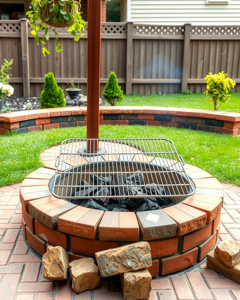 25 Creative Brick Fire Pit Ideas for Your Backyard