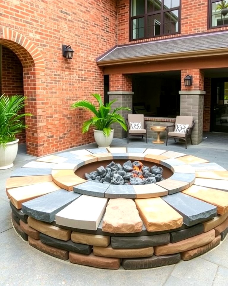 25 Creative Brick Fire Pit Ideas for Your Backyard