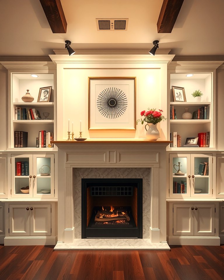 25 Cozy Living Room Fireplace Ideas for Warmth