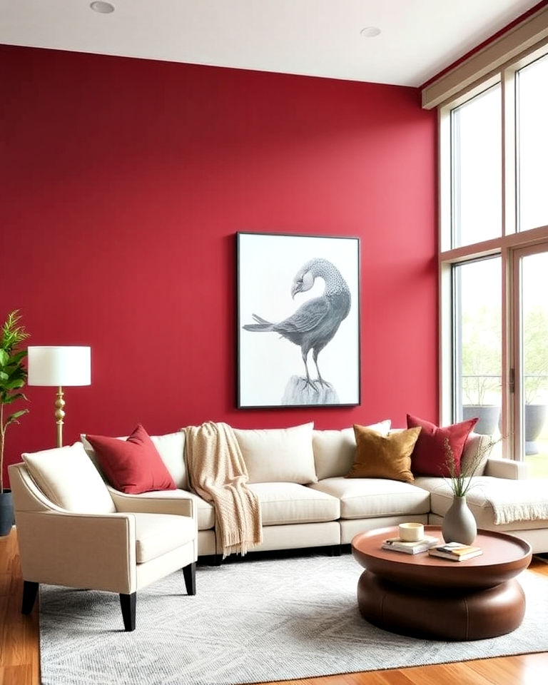 25 Burgundy Living Room Ideas for a Rich and Cozy Look
