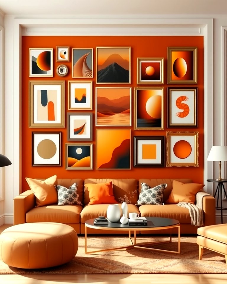 25 Burnt Orange Living Room Ideas for a Warm Ambiance