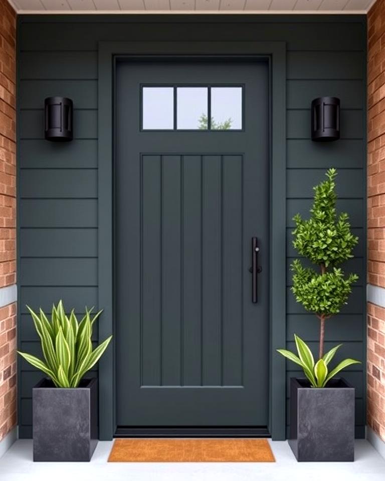 20 Stunning Dark Green Front Door Ideas for Curb Appeal