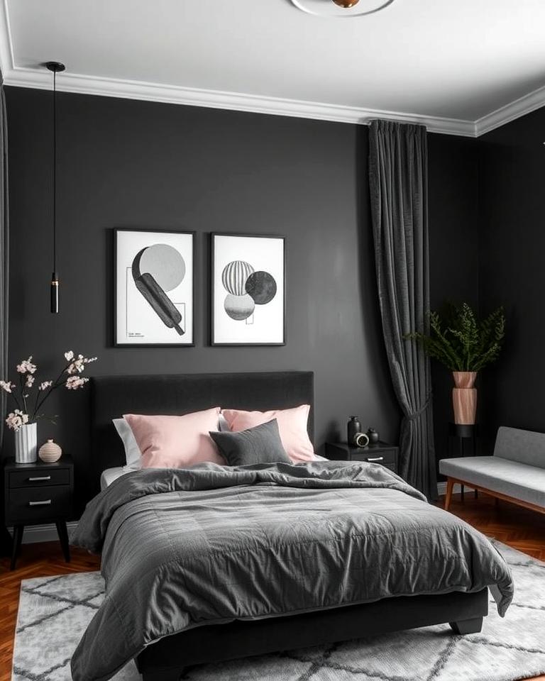 20 Charcoal Bedroom Ideas for a Sleek and Modern Look