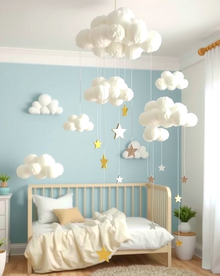 25 Dreamy Cloud-Themed Bedroom Ideas for Relaxation