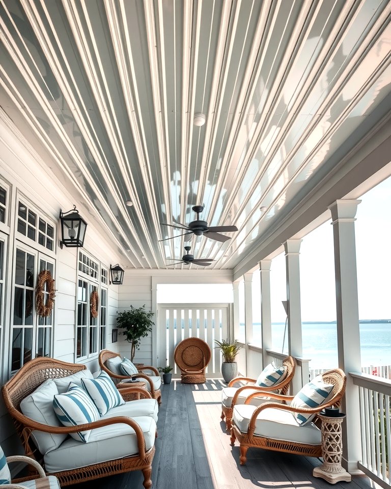 25 Metal Roof Porch Design Ideas for a Durable Space