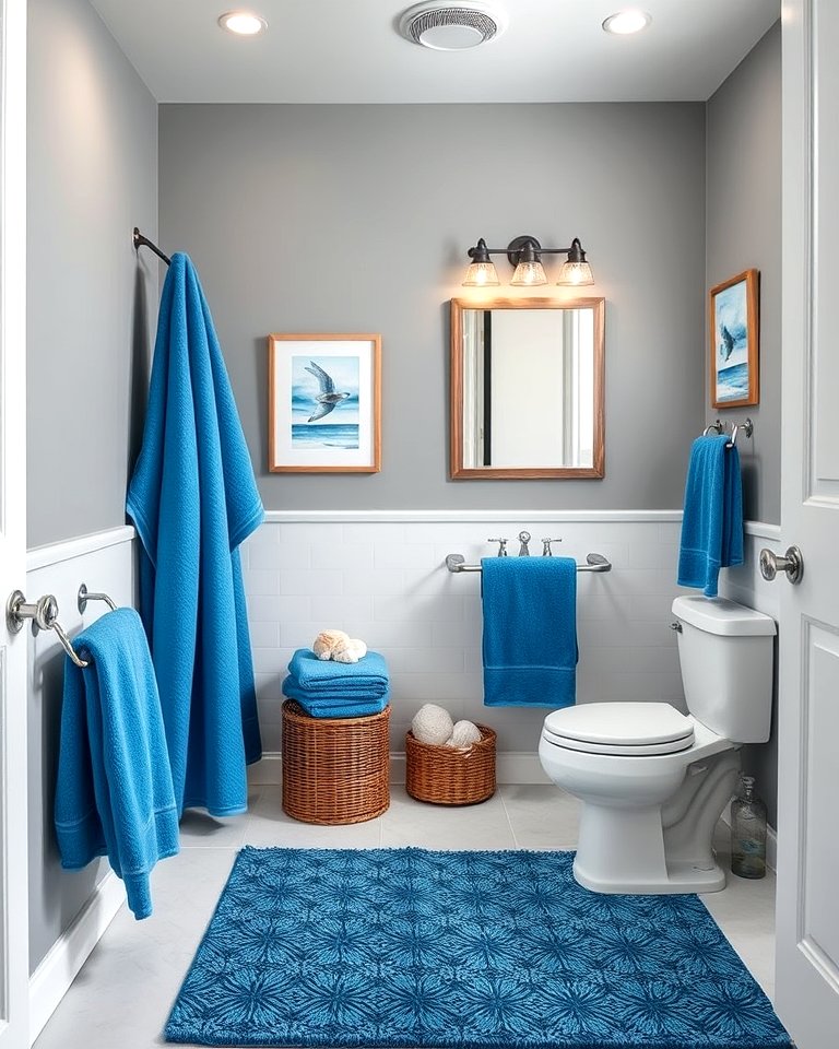 25 Blue and Gray Bathroom Ideas for a Modern Look