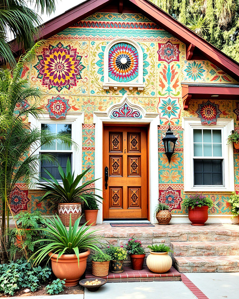 25 Boho House Exterior Ideas for a Unique and Colorful Look