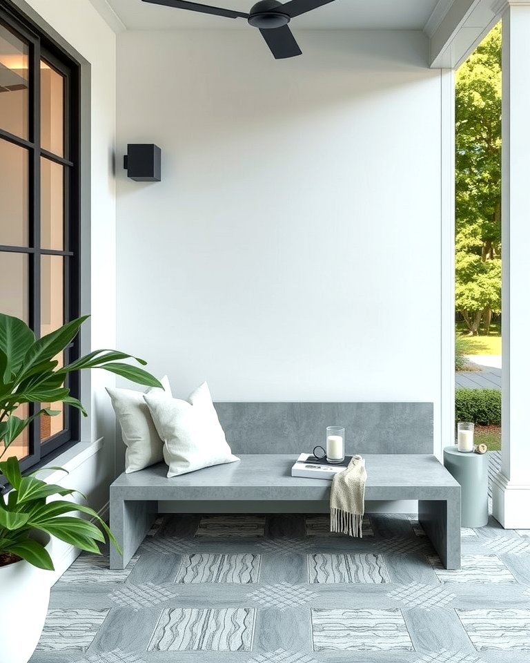 25 Front Porch Bench Ideas for a Welcoming Entrance