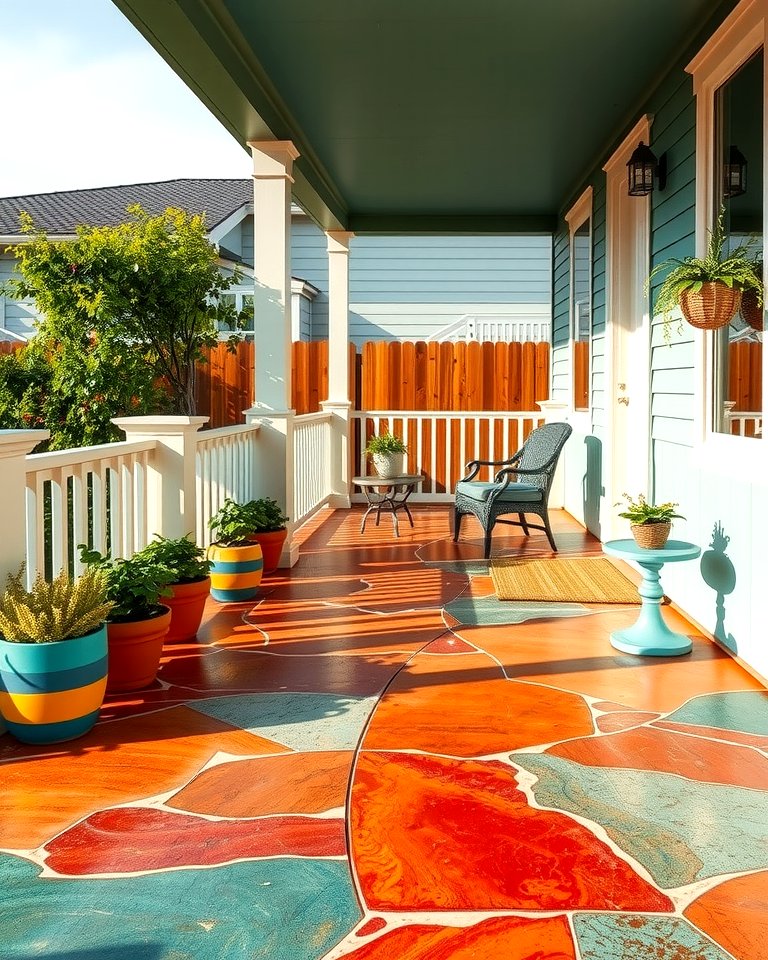 25 Concrete Porch Ideas for a Stylish and Low-Maintenance Entry