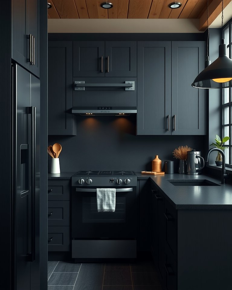 25 Kitchen With Black Appliances for a Sleek and Modern Look