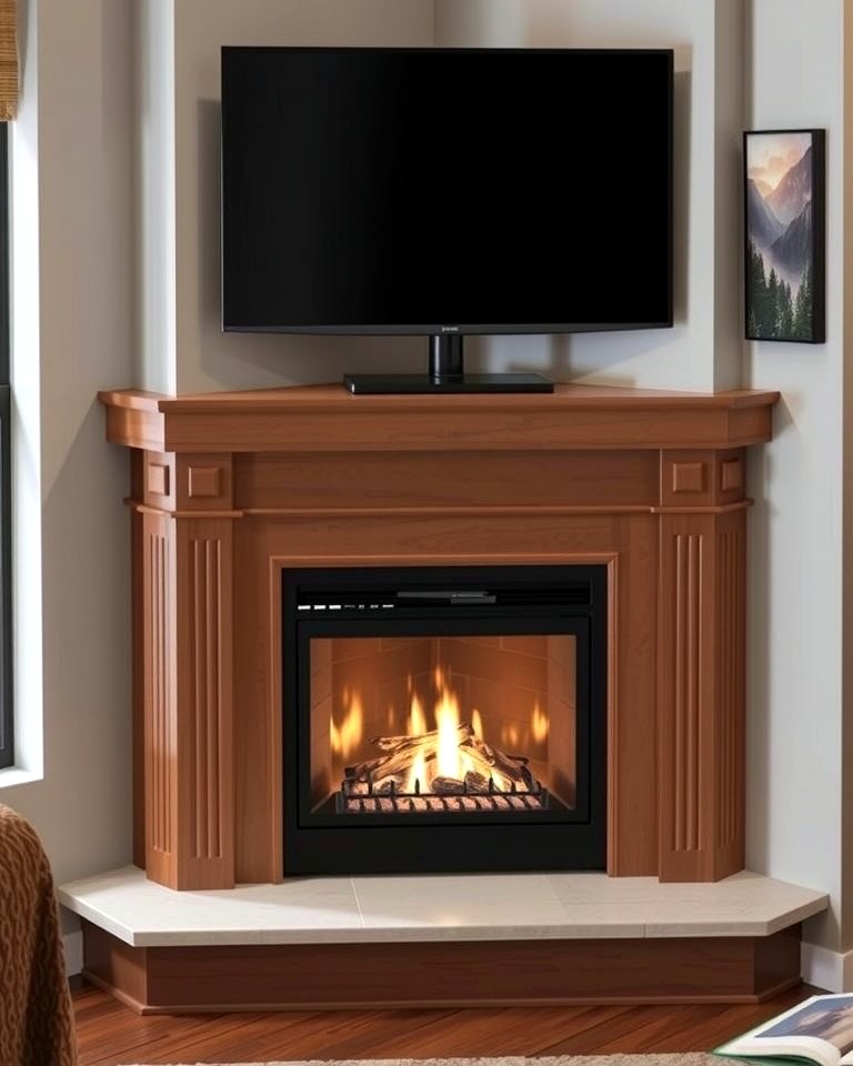 25 Cozy Corner Gas Fireplace Ideas for Your Home