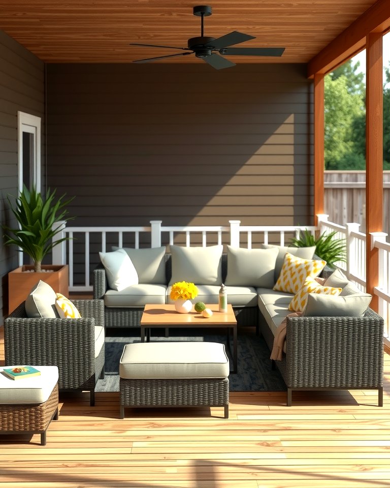 Fresh Look at 25 Deck Furniture Ideas For Comfortable Outdoor Living