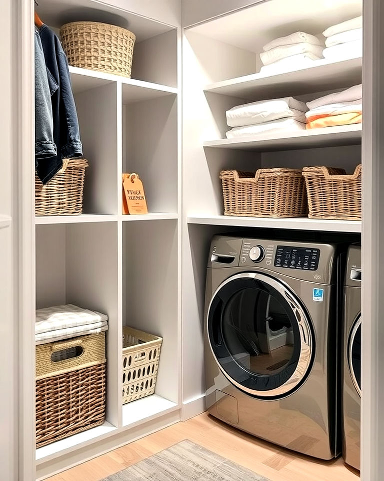 25 Laundry Basket Storage Ideas for a Tidy Home
