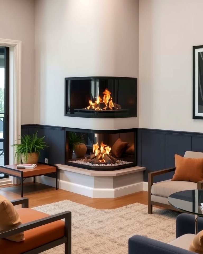 25 Cozy Corner Gas Fireplace Ideas for Your Home