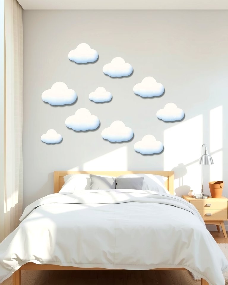 25 Dreamy Cloud-Themed Bedroom Ideas for Relaxation