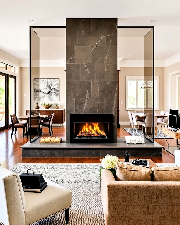 25 Dining Room With Fireplace Ideas for Cozy Gatherings