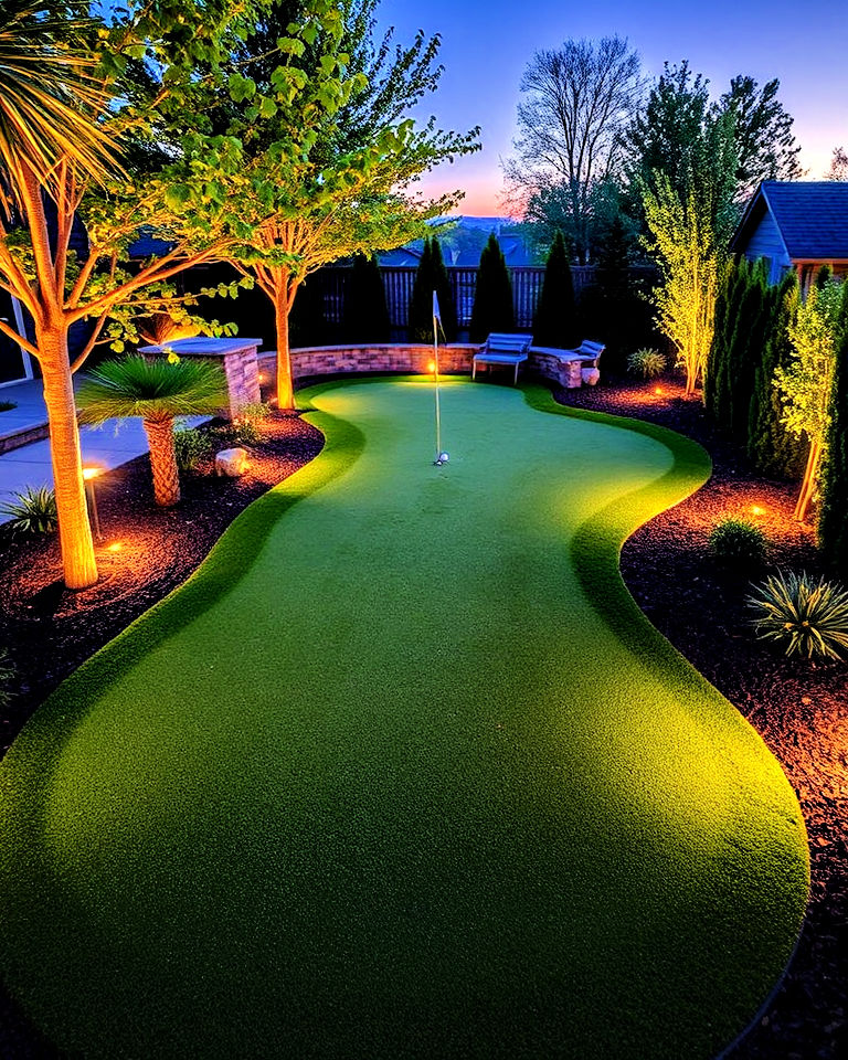 25 Backyard Putting Green Ideas for Golf Enthusiasts