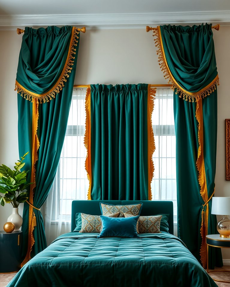 25 Emerald Green and Gold Bedroom Ideas for a Luxurious Retreat