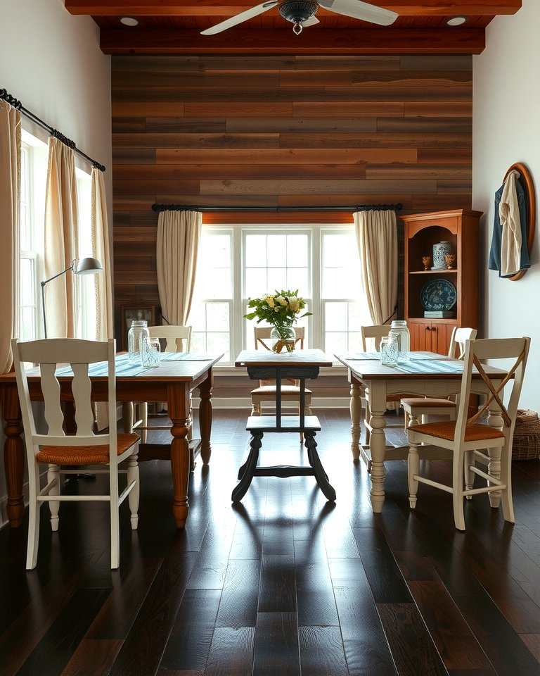 25 Dark Wood Floor Dining Room Ideas for a Classic Look