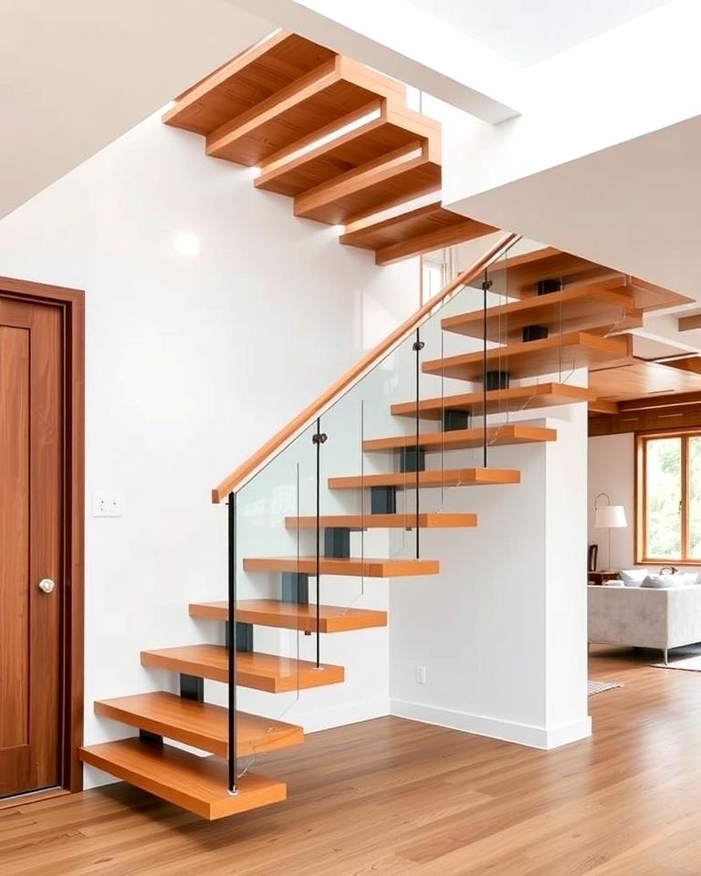 20 White Oak Staircase Ideas for a Modern and Warm Home