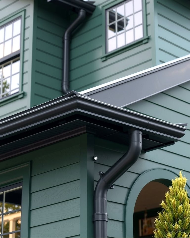 25 Forest Green House With Black Trim Ideas Bold & Modern