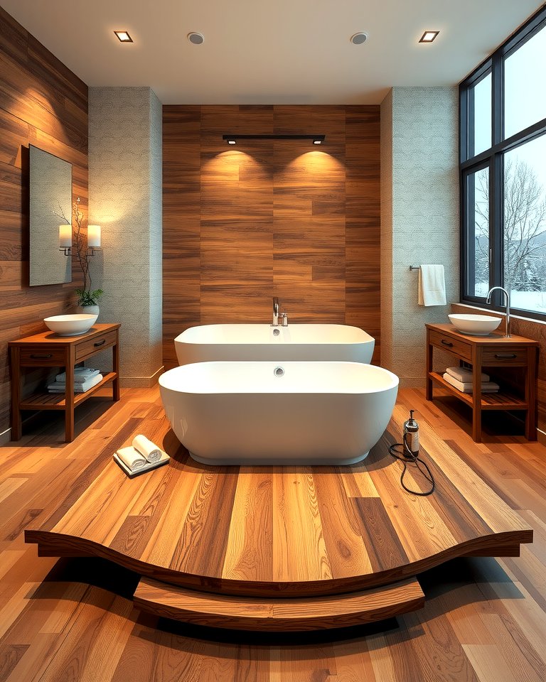 25 Elegant Drop-in Tub Ideas for a Spa-Like Bathroom