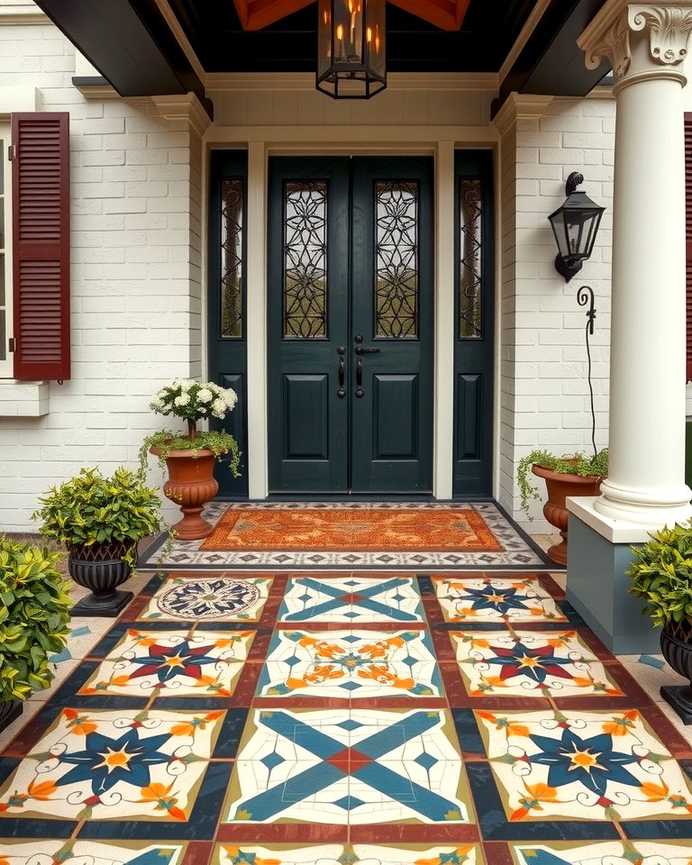 25 Front Porch Tile Ideas for a Welcoming Entrance