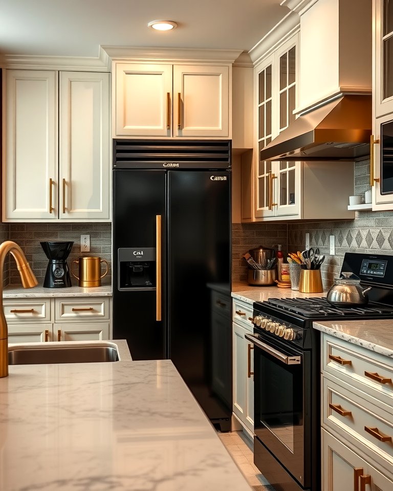 25 Kitchen With Black Appliances for a Sleek and Modern Look