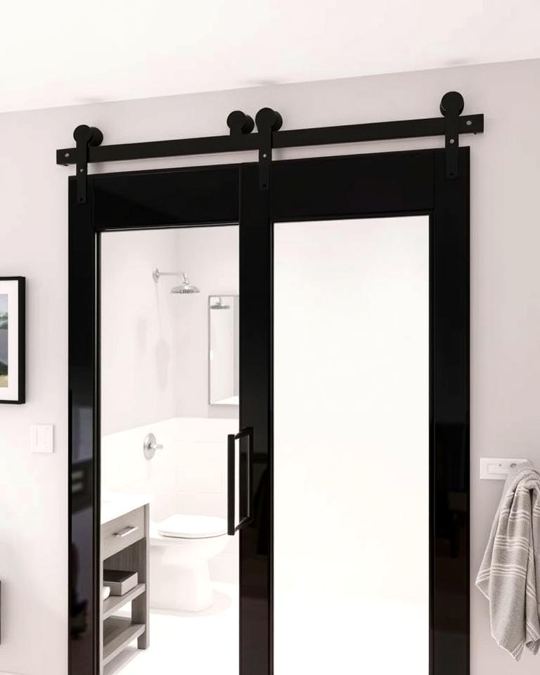 20 Bathroom Barn Door Ideas for Space Saving