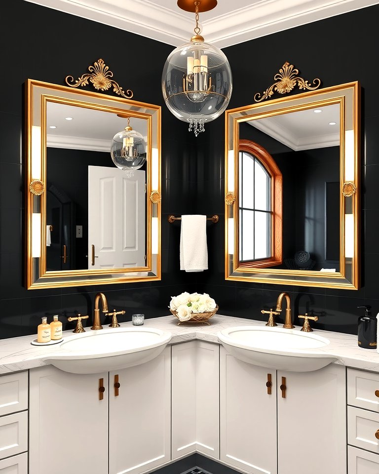 25 Black and Gold Bathroom Ideas for a Glamorous Space