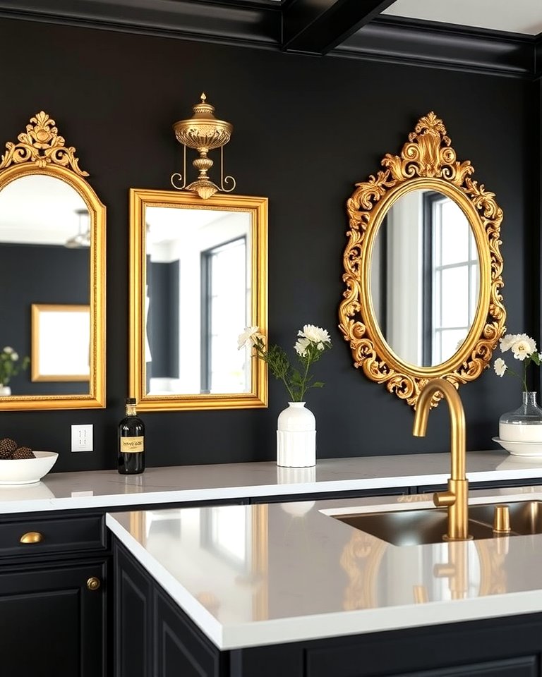 25 Black and Gold Kitchen Ideas for a Luxurious Look