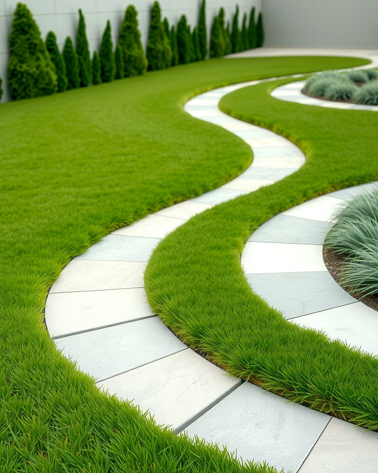25 Curved Walkway Ideas for a Charming Garden Path