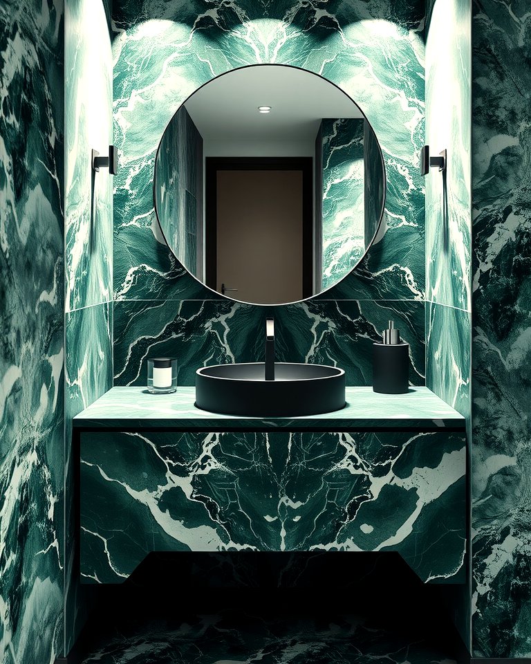 25 Black and Green Bathroom Ideas for Bold Style