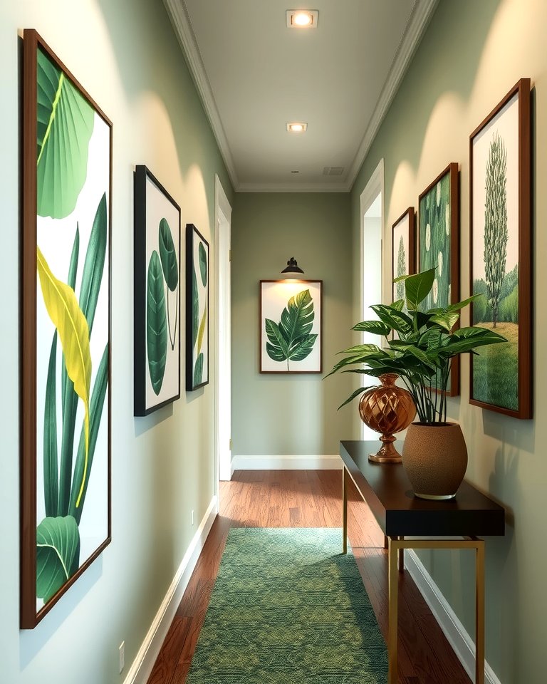 25 Green Hallway Ideas for a Fresh and Inviting Home