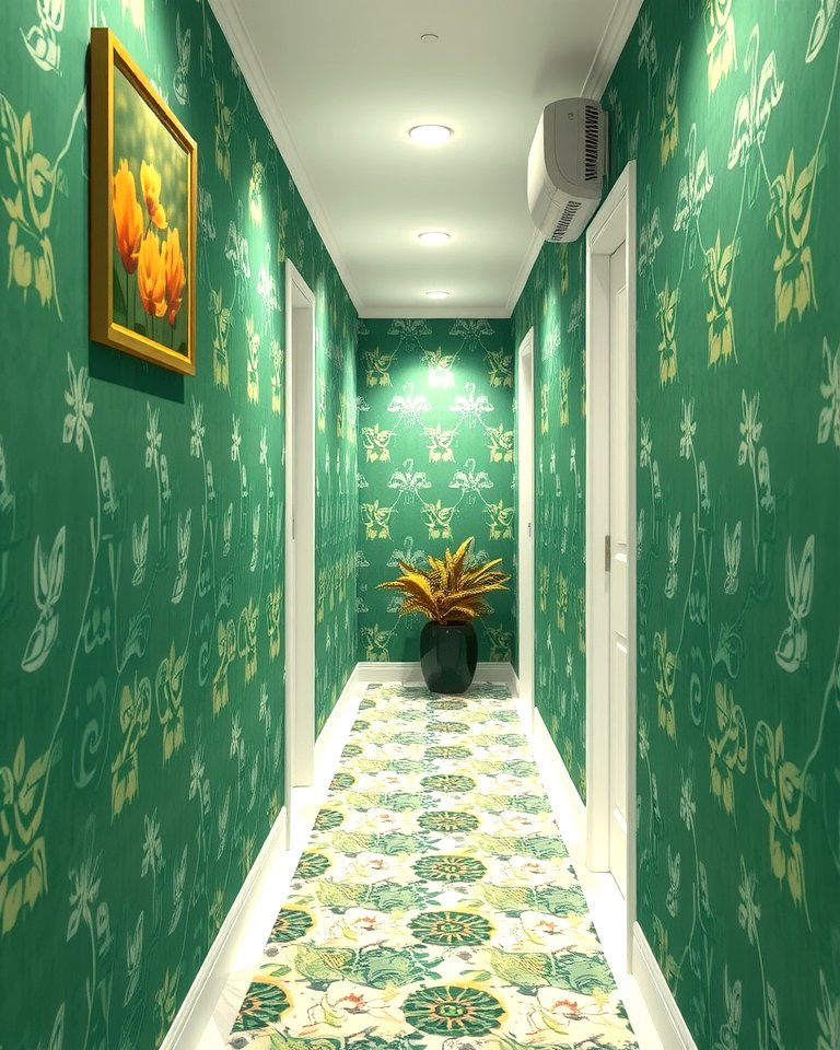 25 Green Hallway Ideas for a Fresh and Inviting Home - Green Apartment Hallways Finishes