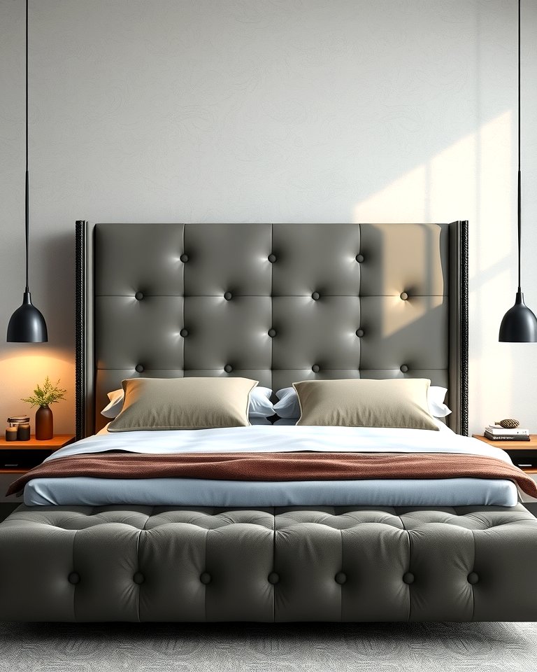 25 Elegant Grey Headboard Bedroom Ideas for a Calm Space