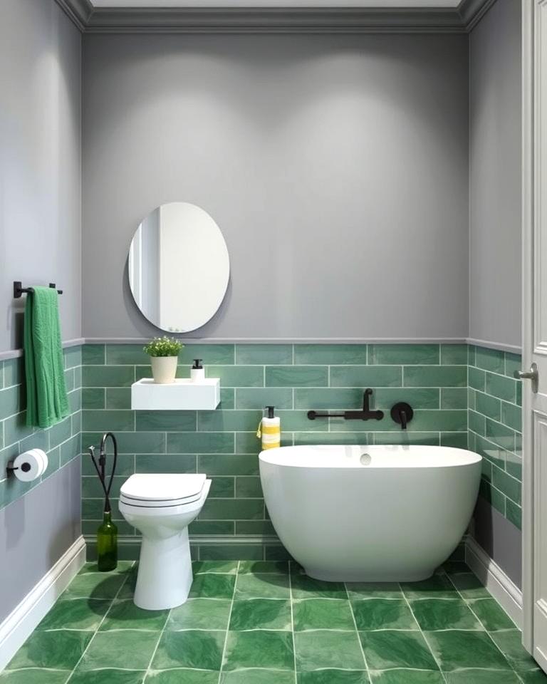 20 Green and Grey Bathroom Ideas for a Modern Look