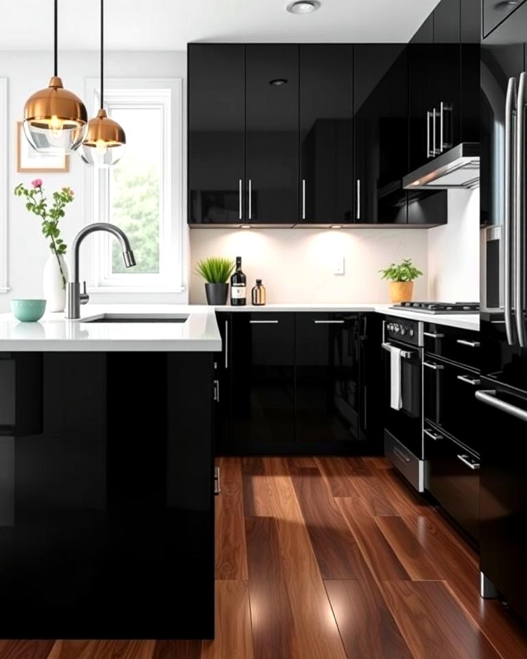 20 Black Kitchen Cabinets With White Countertops Ideas