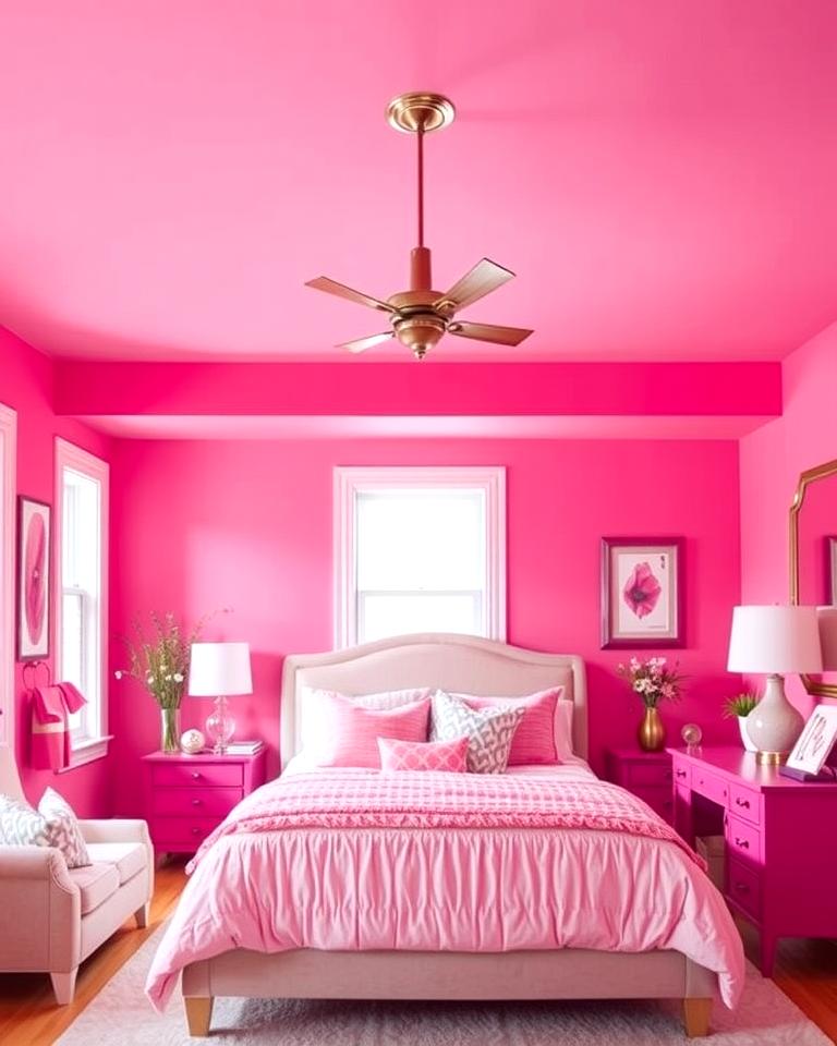 20 Hot Pink Bedroom Ideas for Vibrant Spaces