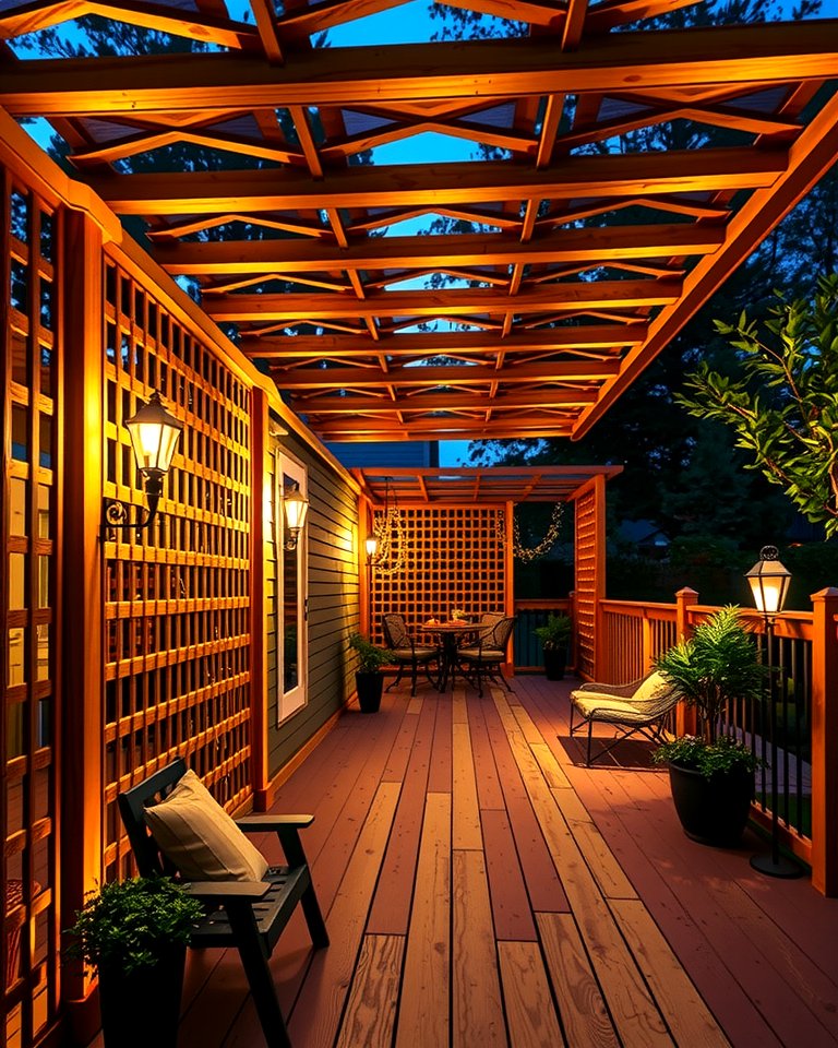 25 Innovative Deck Lattice Ideas to Enhance Outdoor Spaces