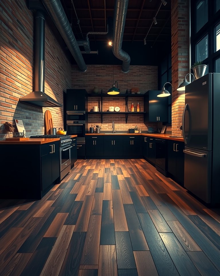 Kitchen Ideas For Dark Wood Floors