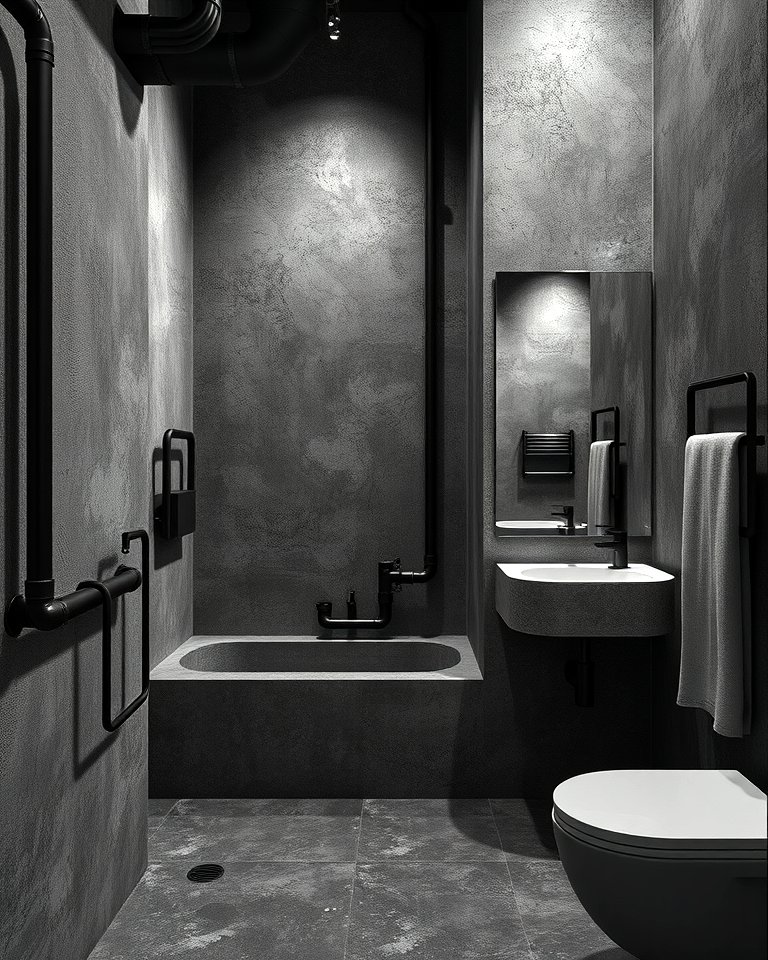 25 Black and Grey Bathroom Ideas for a Sleek Design