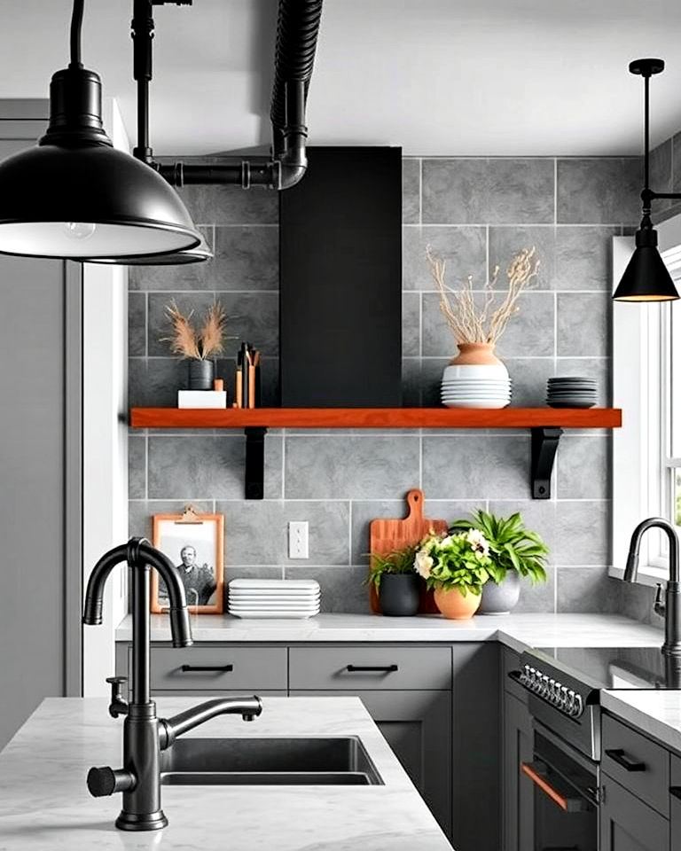 25 Gray and Black Kitchen Ideas for a Modern Look
