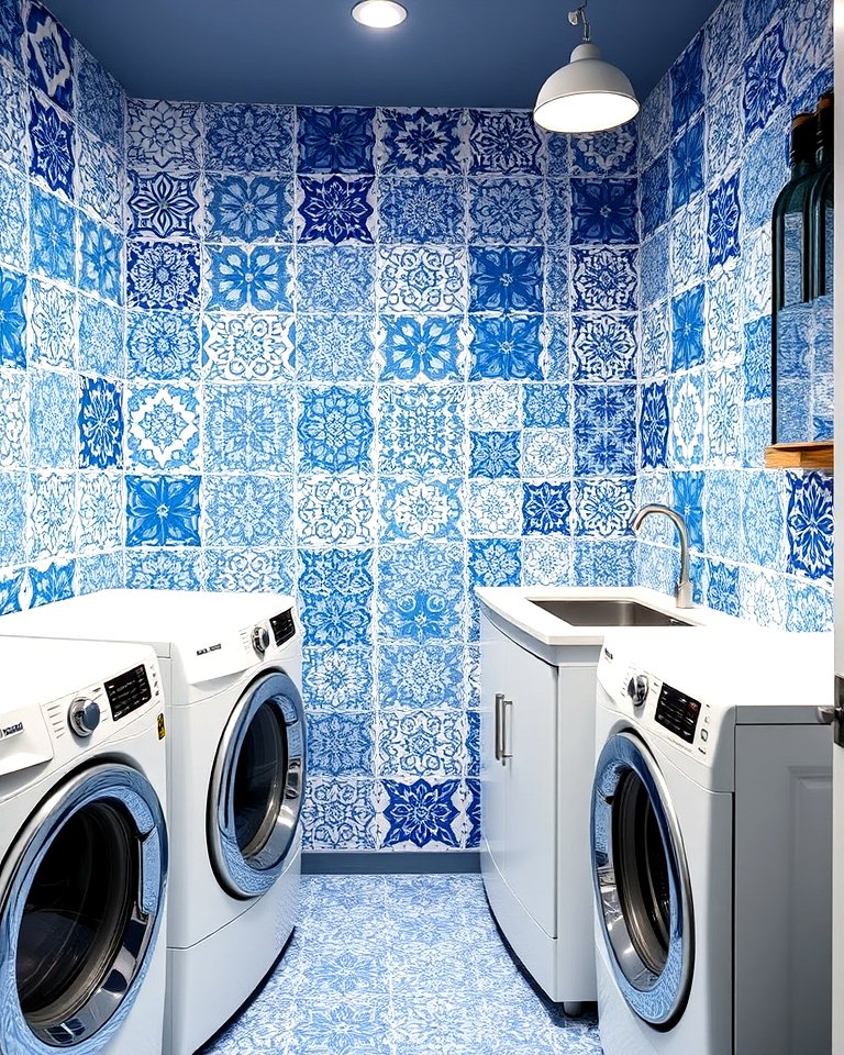 25 Blue Laundry Room Ideas for a Fresh and Clean Look