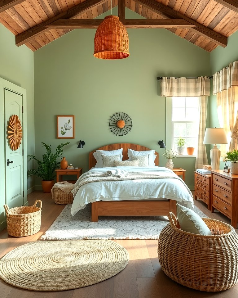 25 Light Green Bedroom Ideas for a Fresh and Calming Space