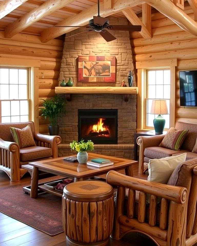 20 Cabin Living Room Ideas for Cozy Comfort