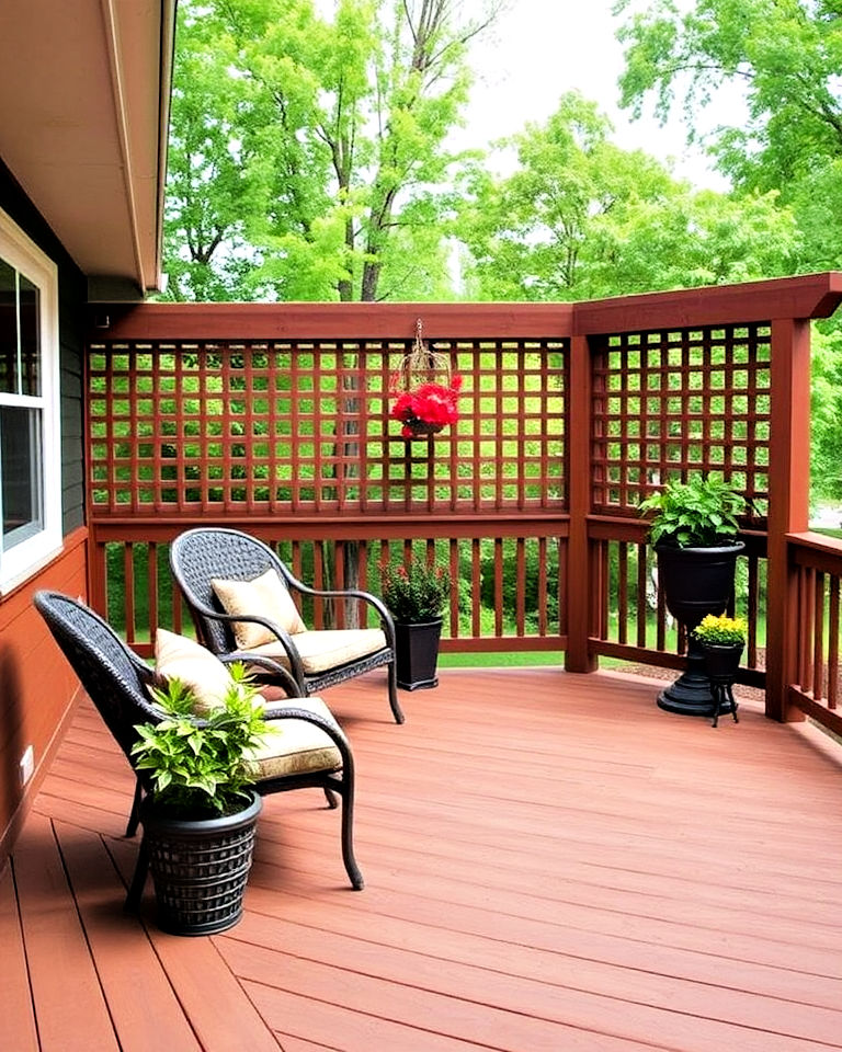 25 Innovative Deck Lattice Ideas to Enhance Outdoor Spaces