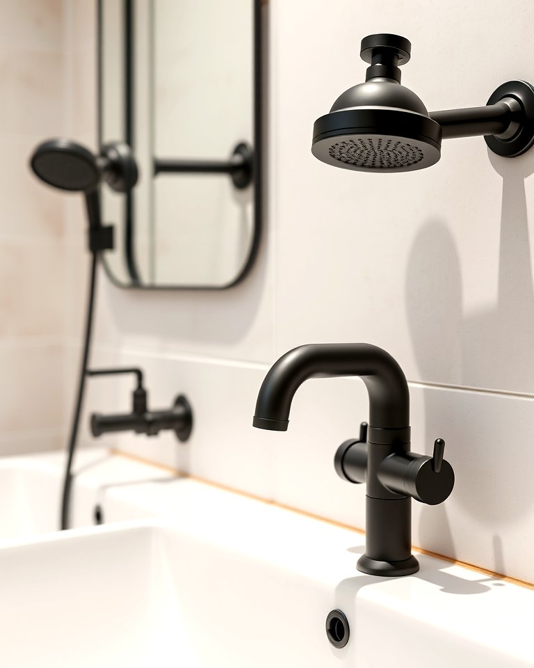 Black Bathroom Fittings Ideas for a Sleek Modern Bathroom