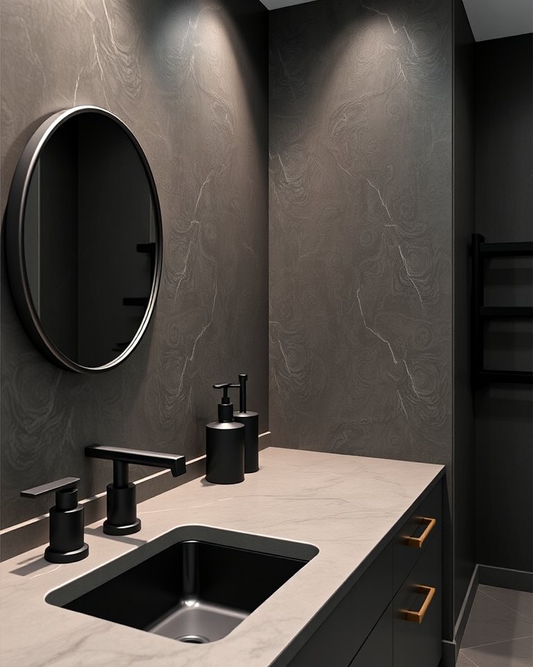 25 Black and Grey Bathroom Ideas for a Sleek Design